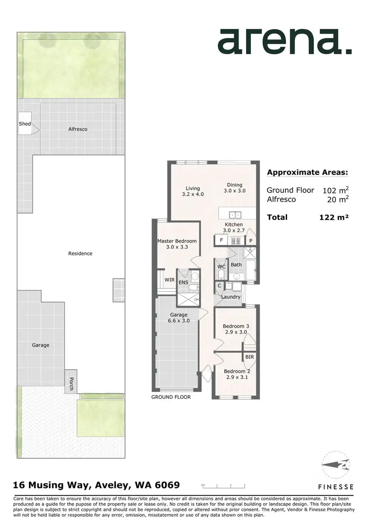 Floorplan of Homely house listing, 16 Musing Way, Aveley WA 6069