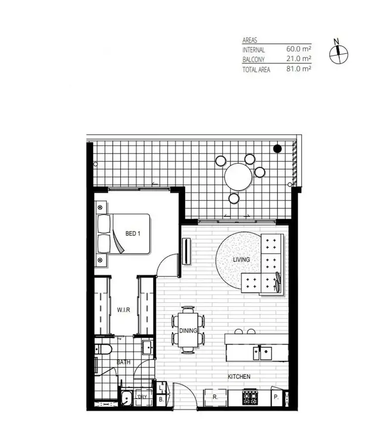 Floorplan of Homely apartment listing, 305/2 Maryvale Street, Toowong QLD 4066