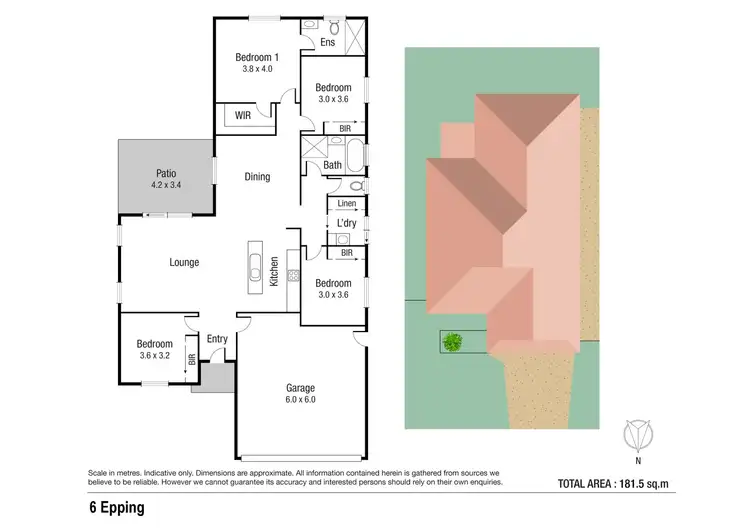 Floorplan of Homely house listing, 6 Epping Way, Mount Low QLD 4818
