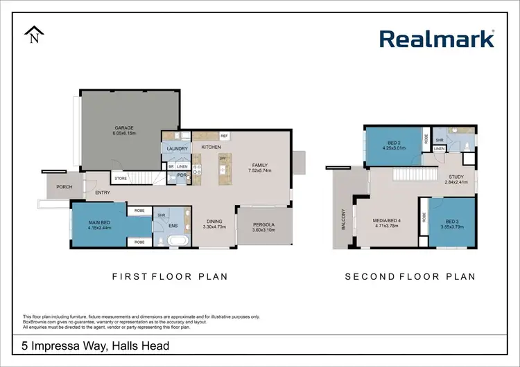 Floorplan of Homely house listing, 5 Impressa Way, Halls Head WA 6210