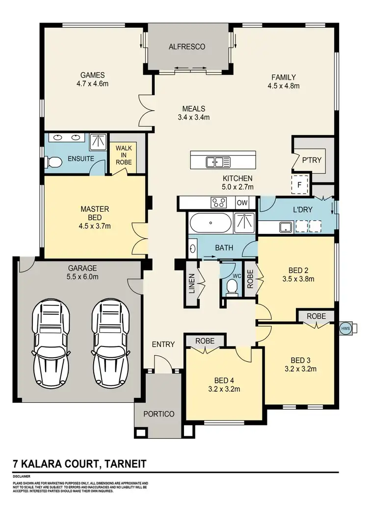 Floorplan of Homely house listing, 7 Kalara Court, Tarneit VIC 3029