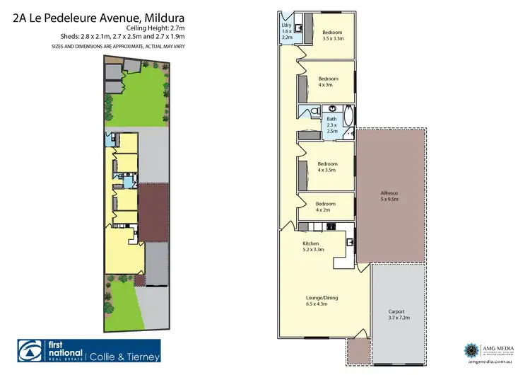 Floorplan of Homely townhouse listing, 2A Le Pedeleure Avenue, Mildura VIC 3500