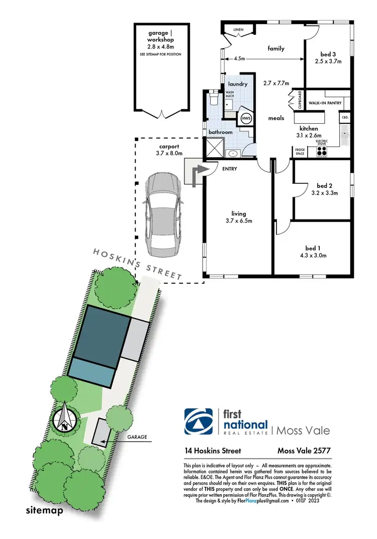 Floorplan of Homely house listing, 14 Hoskins Street, Moss Vale NSW 2577