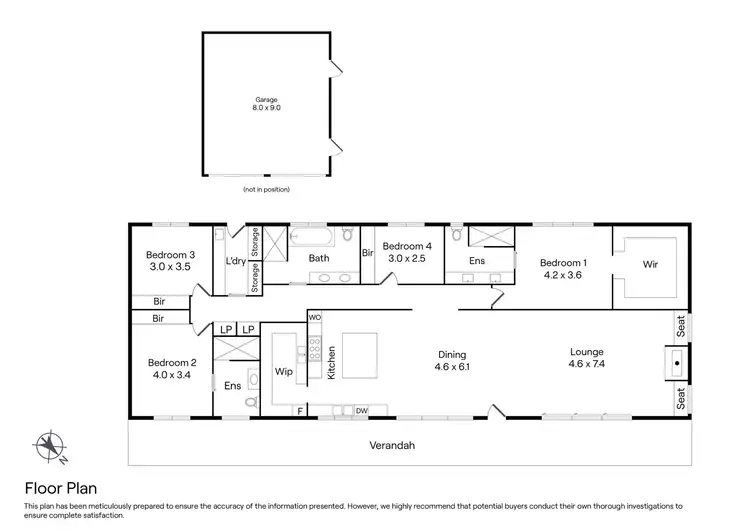 Floorplan of Homely house listing, 119 Spencer Road, Woodend VIC 3442