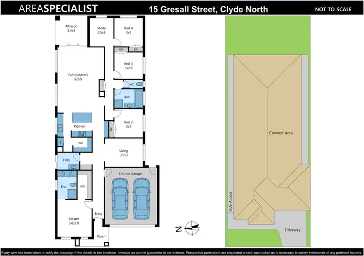 Floorplan of Homely house listing, 15 Gresall Street, Clyde North VIC 3978