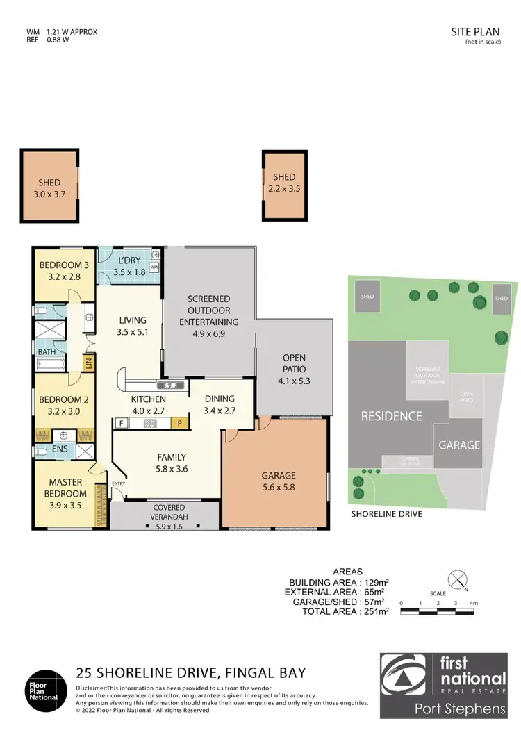 Floorplan of Homely house listing, 25 Shoreline Drive, Fingal Bay NSW 2315