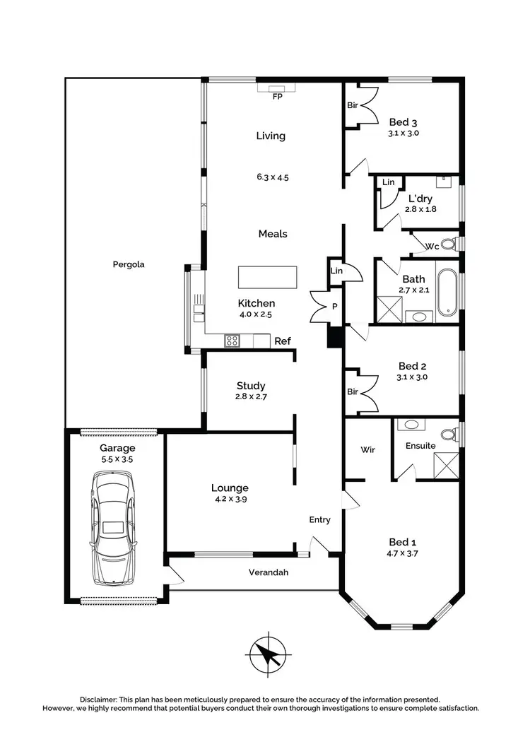 Floorplan of Homely house listing, 6 Candlebark Court, Riddells Creek VIC 3431