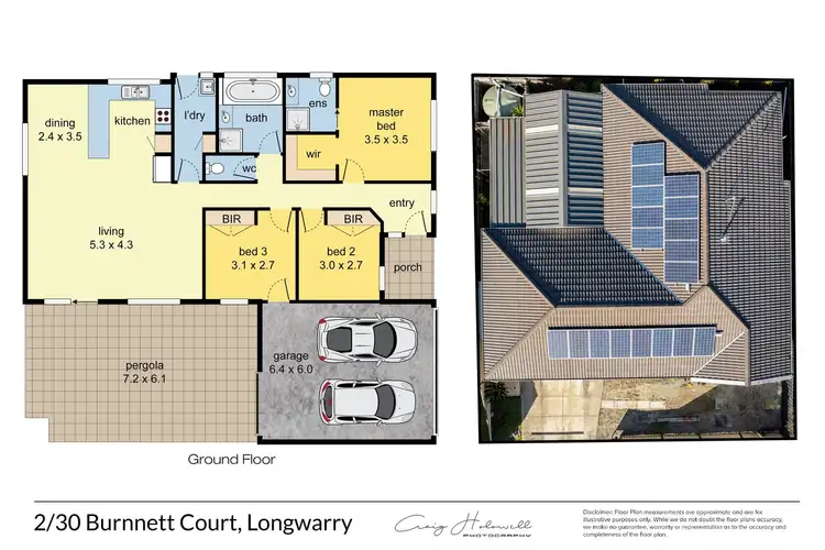 Floorplan of Homely unit listing, 2/30 Burnnett Court, Longwarry VIC 3816