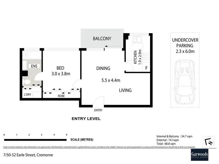 Floorplan of Homely apartment listing, 7/50-52 Earle Street, Cremorne NSW 2090