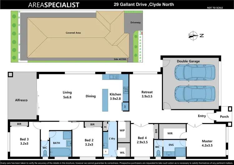 Floorplan of Homely house listing, 29 Gallant Drive, Clyde North VIC 3978