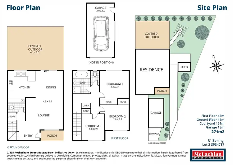 Floorplan of Homely semi-detached listing, 2/135 Rotherham Street, Bateau Bay NSW 2261