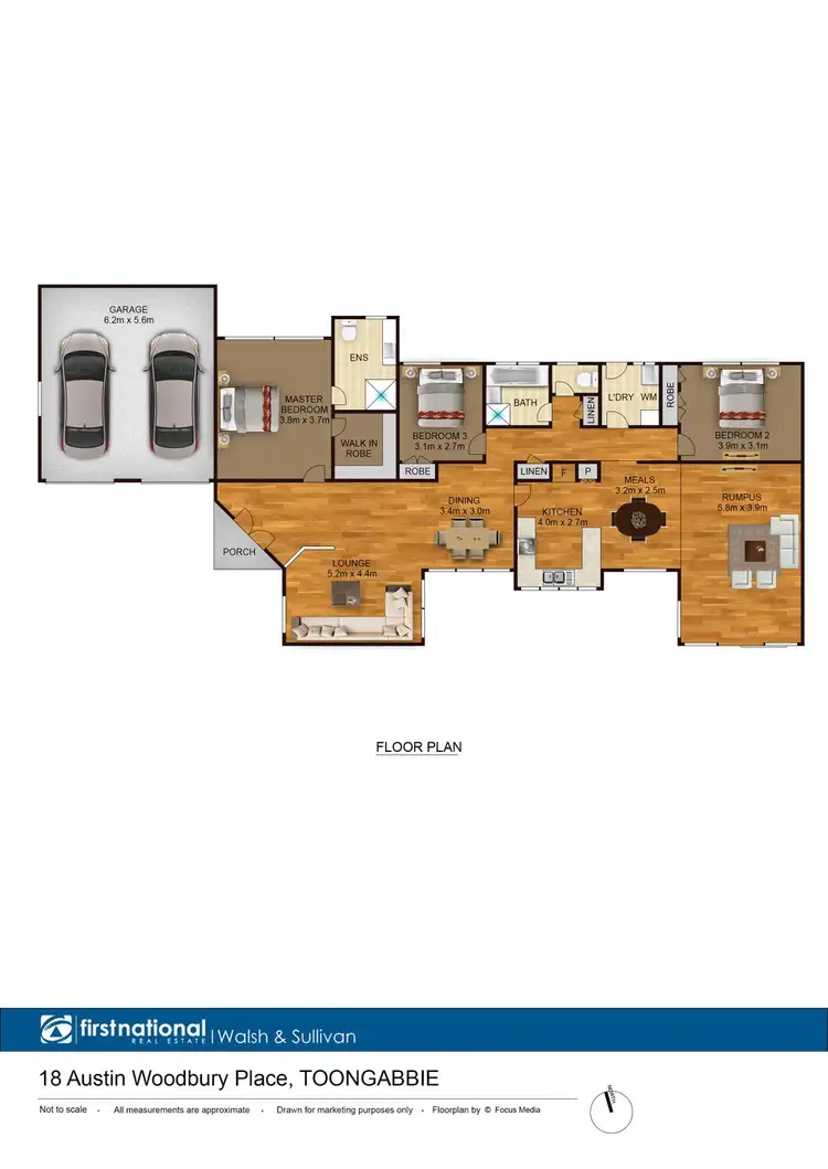 Floorplan of Homely house listing, 18 Austin Woodbury Place, Toongabbie NSW 2146