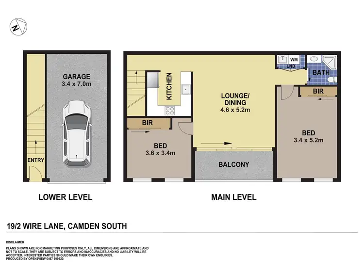 Floorplan of Homely apartment listing, 19/2 Wire Lane, Camden South NSW 2570
