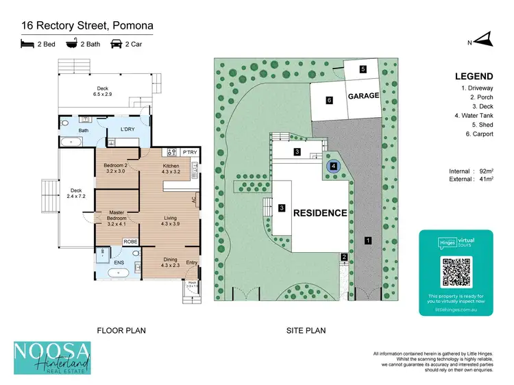 Floorplan of Homely house listing, 16 Rectory Street, Pomona QLD 4568
