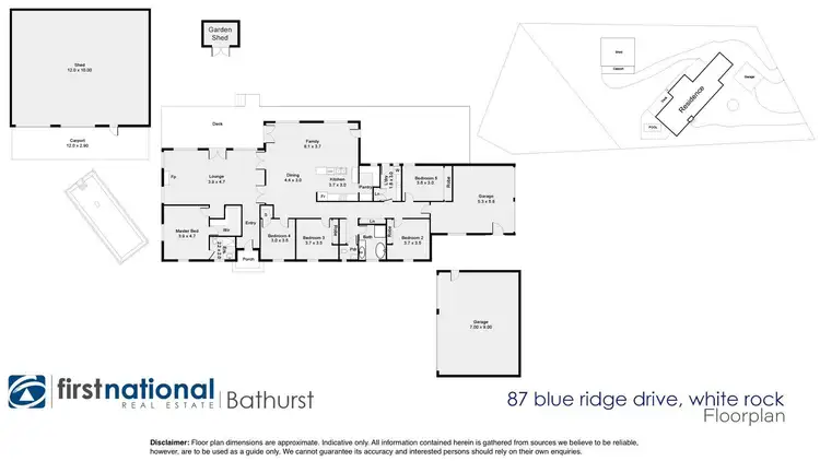 Floorplan of Homely house listing, 87 Blue Ridge Drive, White Rock NSW 2795