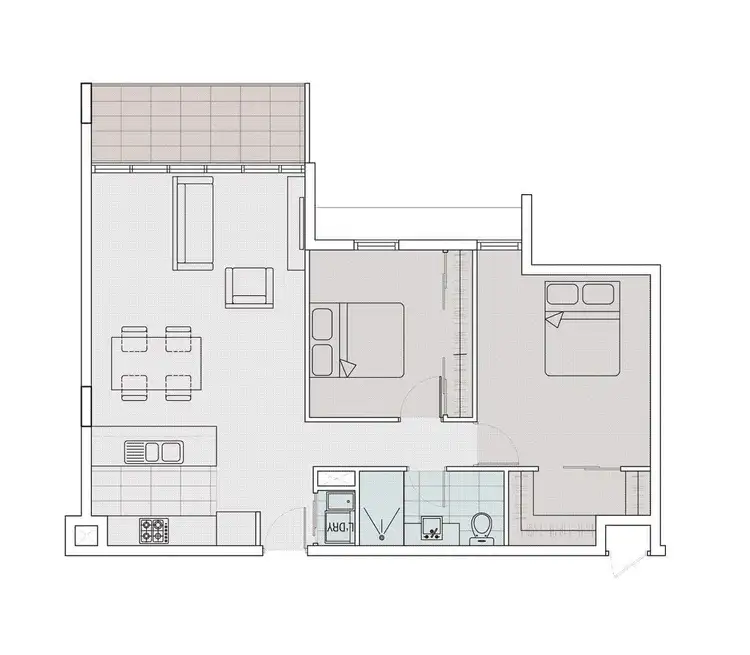 Floorplan of Homely apartment listing, 110/87-89 Raleigh Street, Essendon VIC 3040