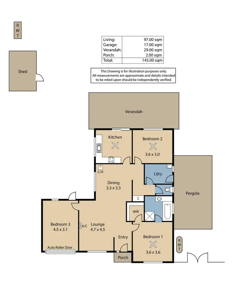 Floorplan of Homely house listing, 60 Hanson Street, Freeling SA 5372
