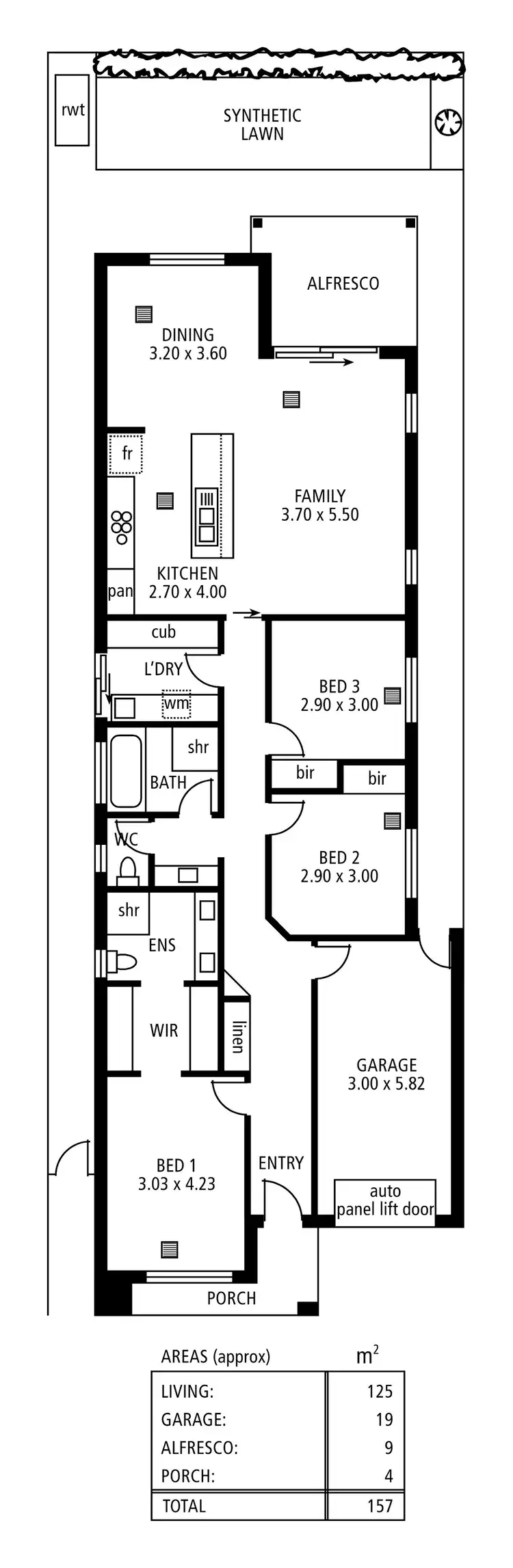 Floorplan of Homely house listing, 2 Devon Street, Enfield SA 5085