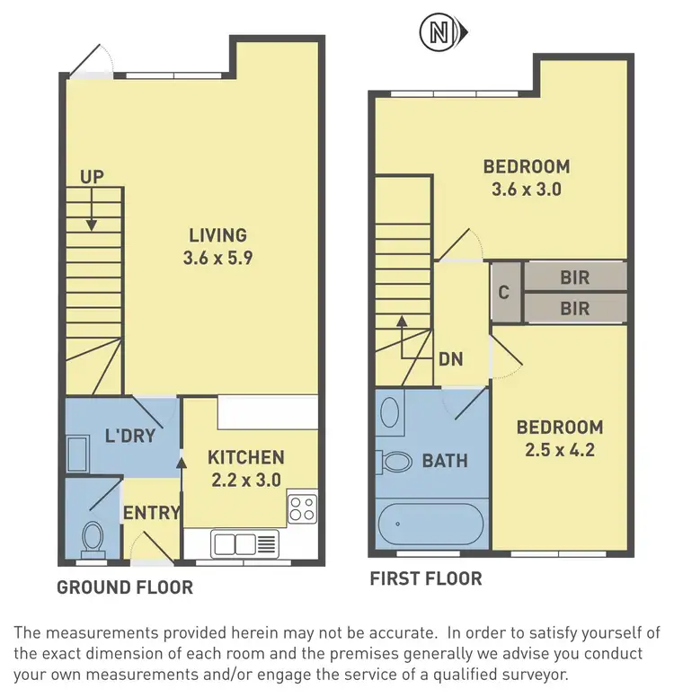 Floorplan of Homely townhouse listing, 7/14 Ridley Street, Albion VIC 3020
