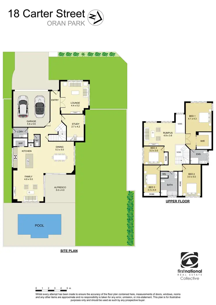 Floorplan of Homely house listing, 18 Carter Street, Oran Park NSW 2570