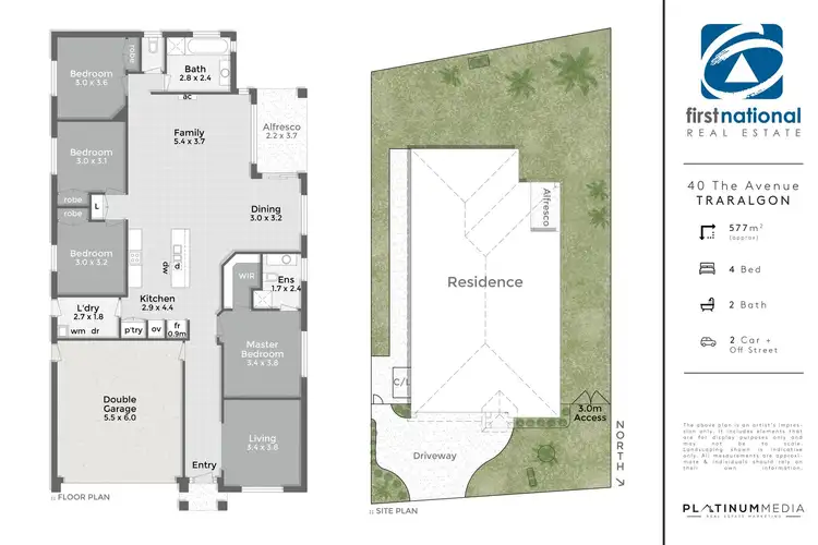 Floorplan of Homely house listing, 40 The Avenue, Traralgon VIC 3844