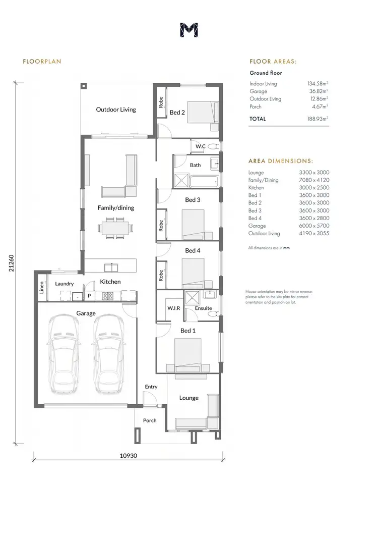 Floorplan of Homely house listing, Lot 76 Vale Residences, Burpengary QLD 4505