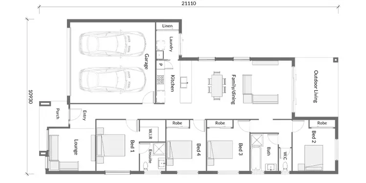 Floorplan of Homely house listing, Lot 23 Freshwater Place, Griffin QLD 4503