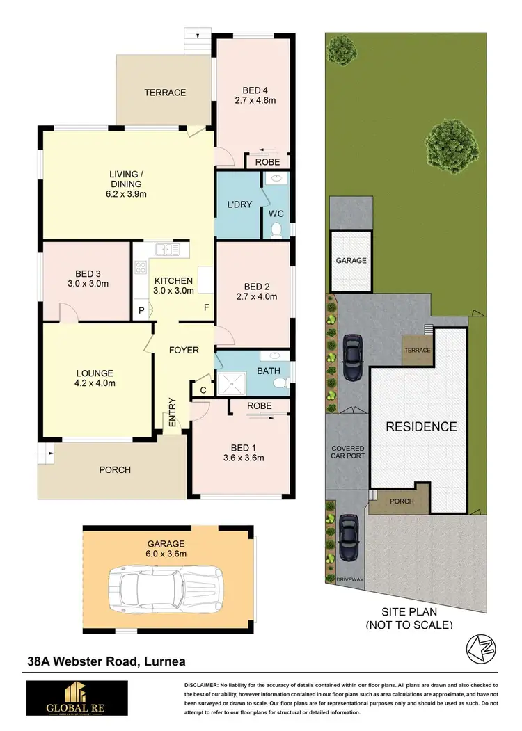 Floorplan of Homely house listing, 38A Webster Road, Lurnea NSW 2170