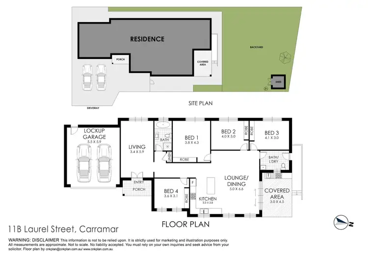 Floorplan of Homely house listing, 11B Laurel Street, Carramar NSW 2163