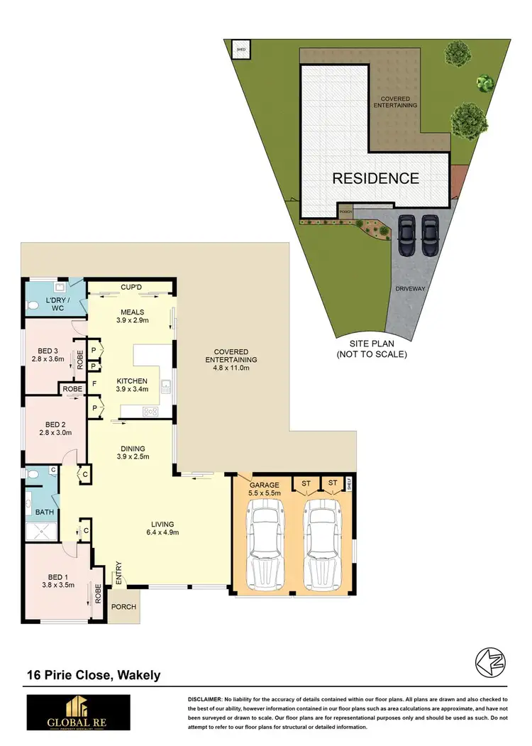 Floorplan of Homely house listing, 16 Pirie Close, Wakeley NSW 2176