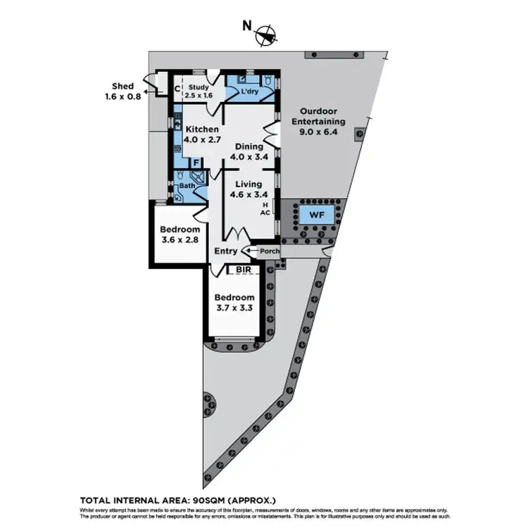 Floorplan of Homely house listing, 35 Sherbourne Street, Essendon VIC 3040