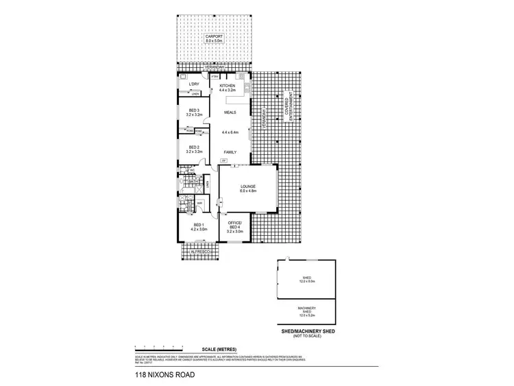 Floorplan of Homely house listing, 118 Nixons Road, Shelbourne VIC 3515