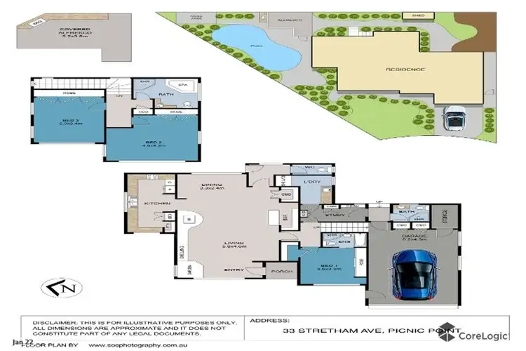 Floorplan of Homely house listing, 33 Stretham Avenue, Picnic Point NSW 2213