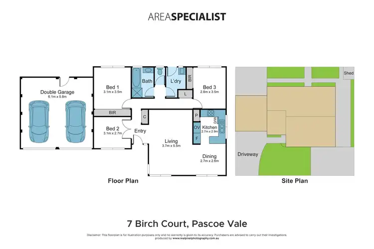 Floorplan of Homely unit listing, 7 Birch Court, Pascoe Vale VIC 3044
