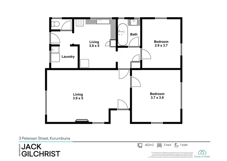 Floorplan of Homely house listing, 3 Petersen Street, Korumburra VIC 3950