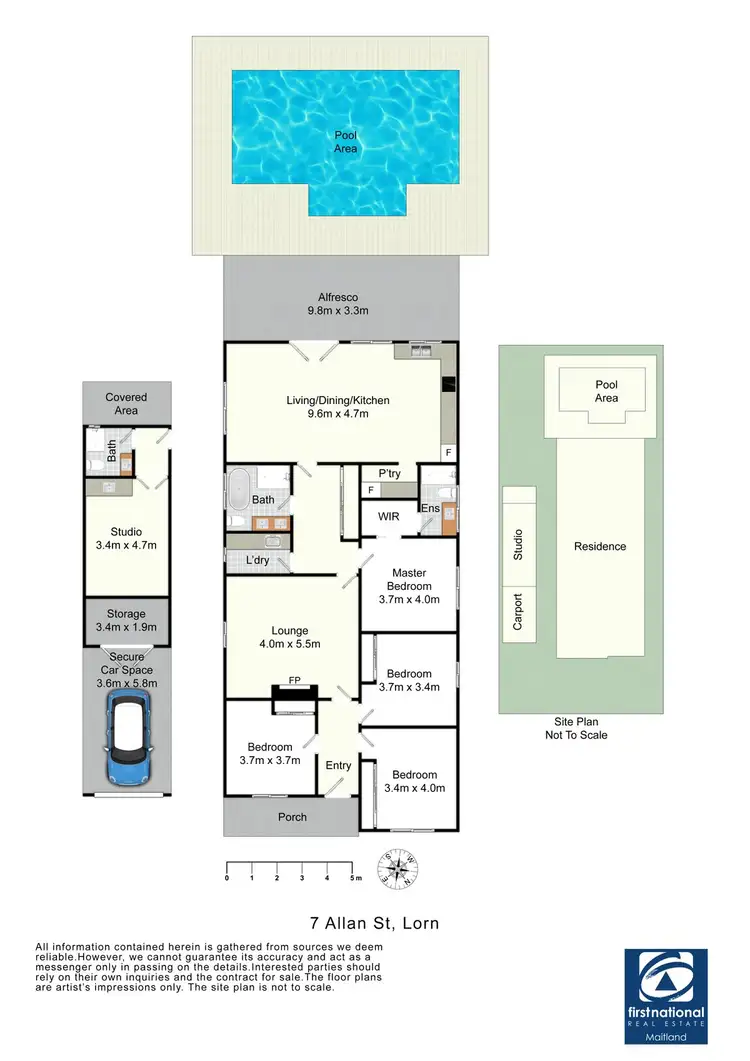 Floorplan of Homely house listing, 7 Allan Street, Lorn NSW 2320