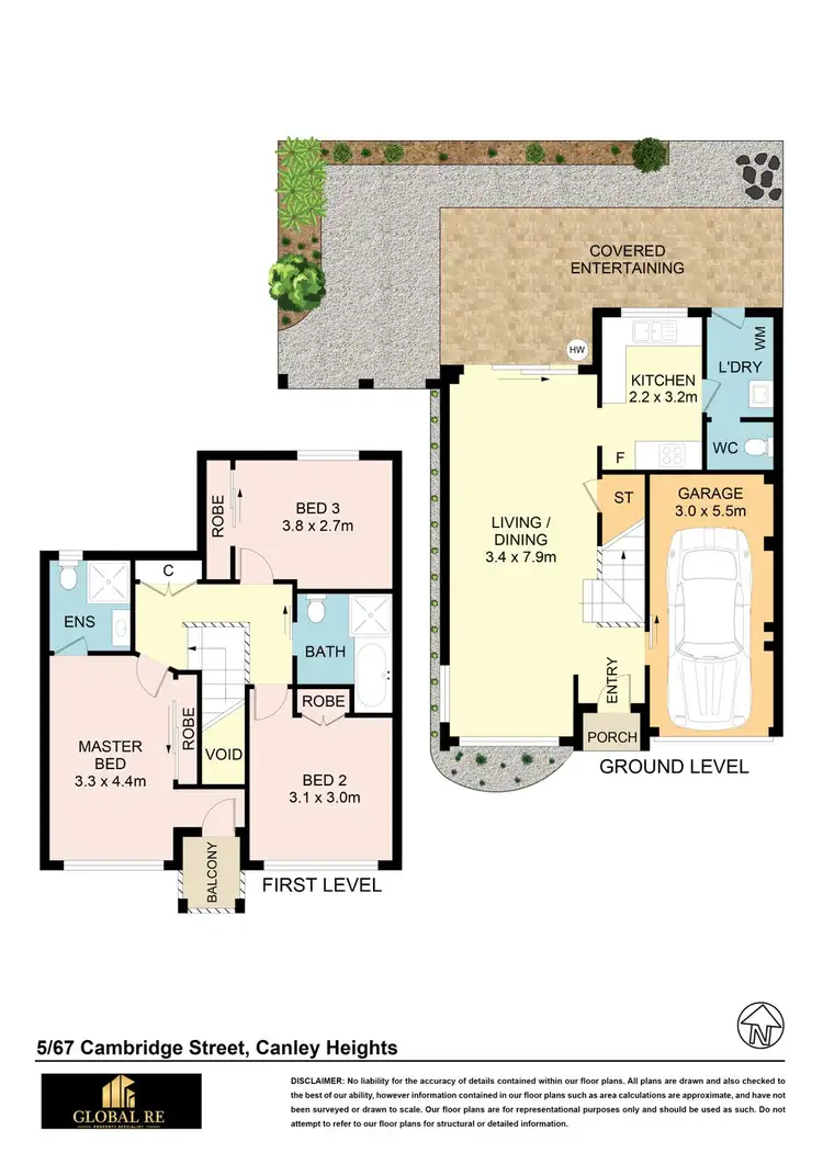 Floorplan of Homely townhouse listing, 5/67-69 Cambridge Street, Canley Heights NSW 2166