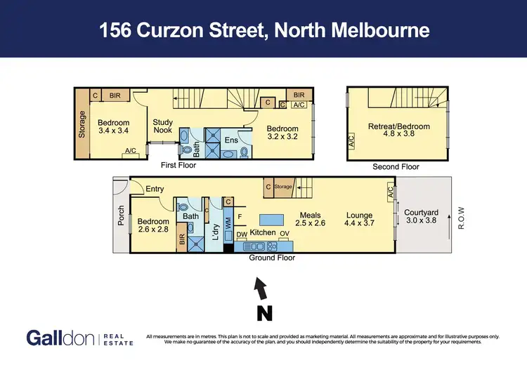 Floorplan of Homely house listing, 156 Curzon Street, North Melbourne VIC 3051