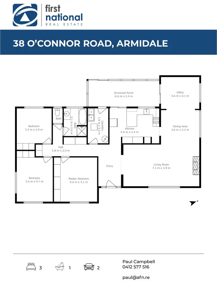 Floorplan of Homely house listing, 38 O'Connor Road, Armidale NSW 2350