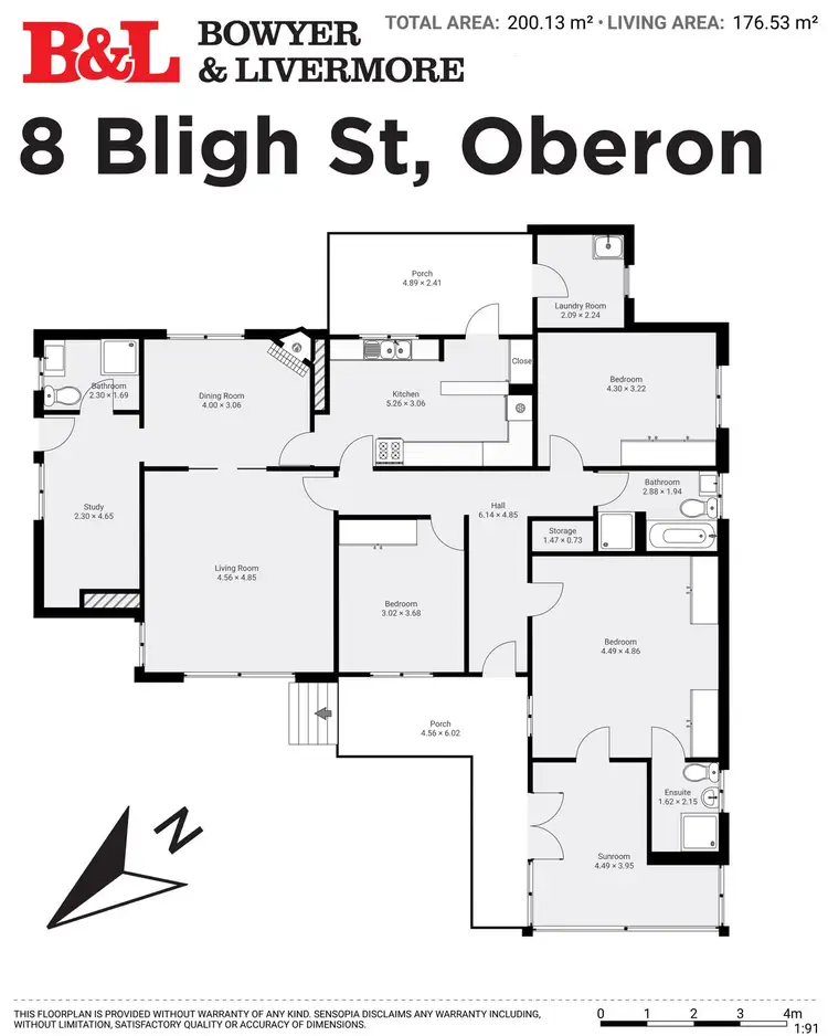 Floorplan of Homely house listing, 8 Bligh Street, Oberon NSW 2787