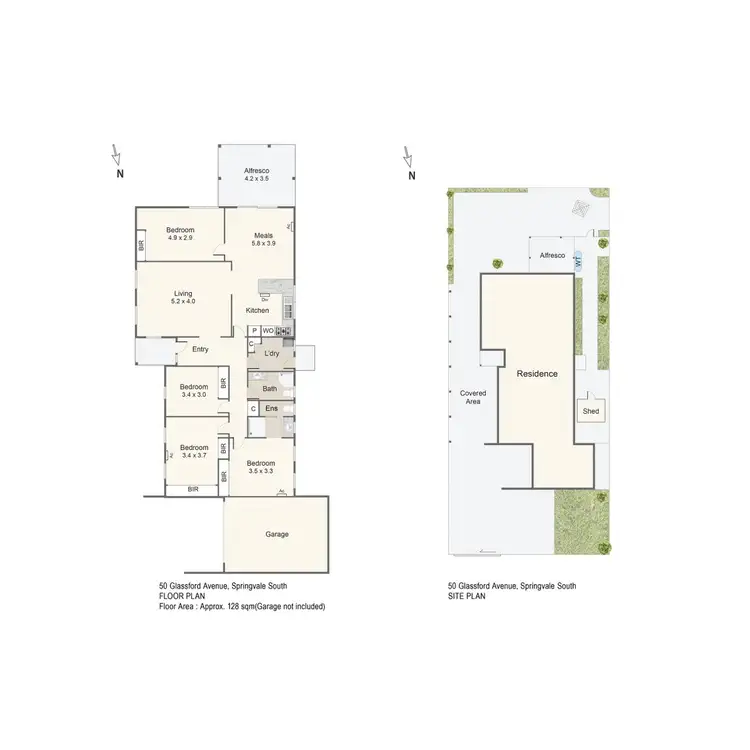 Floorplan of Homely house listing, 50 Glassford Avenue, Springvale South VIC 3172