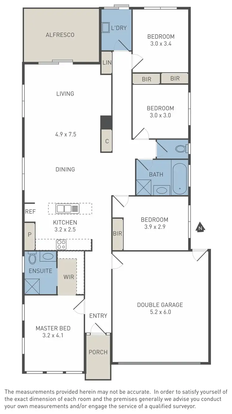 Floorplan of Homely house listing, 22 Marlin Crescent, Point Cook VIC 3030