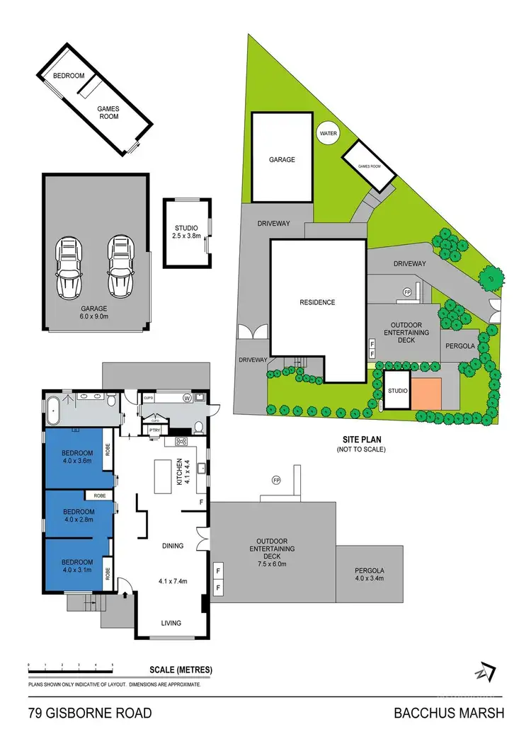 Floorplan of Homely house listing, 79 Gisborne Road, Bacchus Marsh VIC 3340