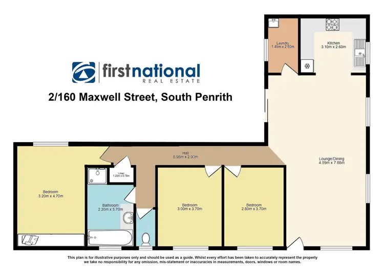 Floorplan of Homely villa listing, 2/160 Maxwell Street, South Penrith NSW 2750