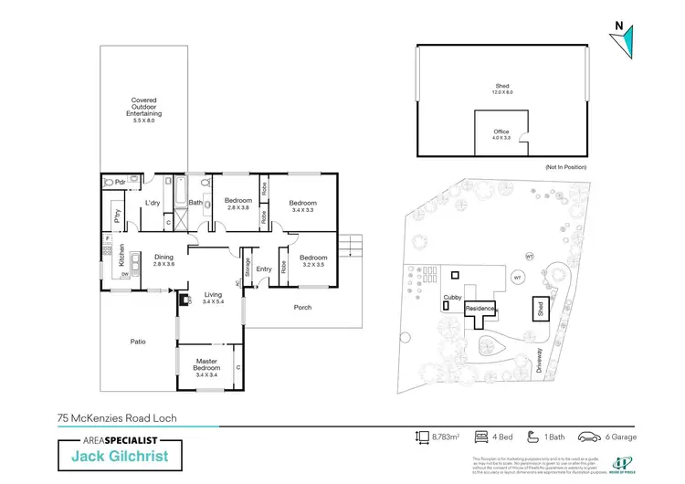 Floorplan of Homely house listing, 75 McKenzies Road, Loch VIC 3945