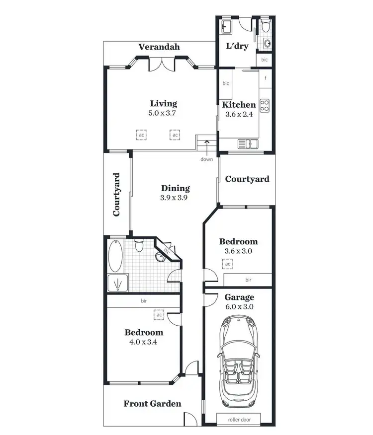 Floorplan of Homely house listing, 2/178 Gover Street, North Adelaide SA 5006