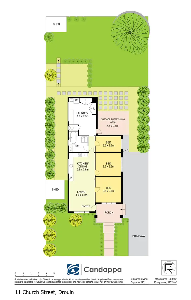 Floorplan of Homely house listing, 11 Church Street, Drouin VIC 3818