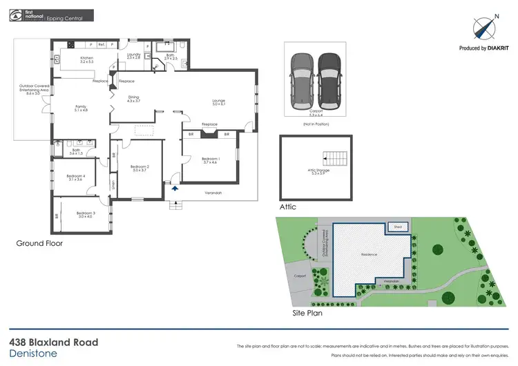 Floorplan of Homely house listing, 438 Blaxland Road (Entry from Inkerman Rd), Denistone NSW 2114