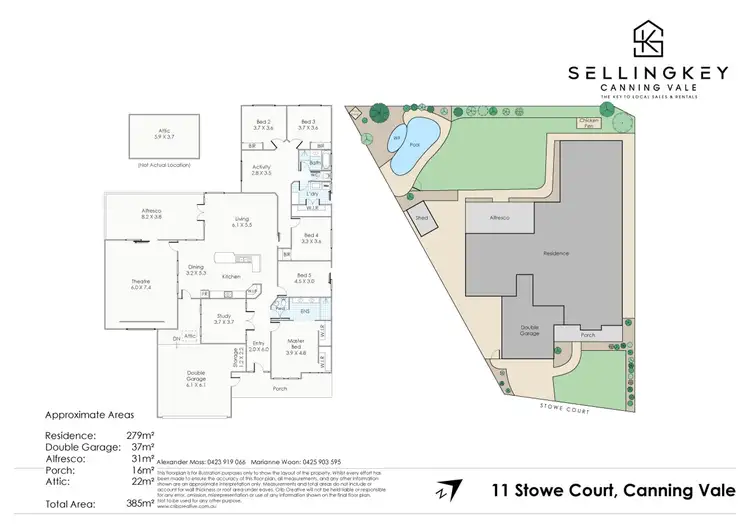 Floorplan of Homely house listing, 11 Stowe Court, Canning Vale WA 6155
