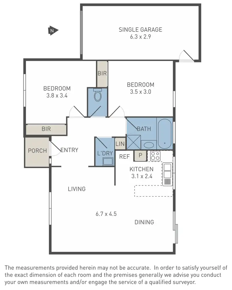 Floorplan of Homely unit listing, 19/22 Ventosa Way, Werribee VIC 3030